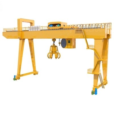 Buy MZ Type 5T Double Girder Gantry Crane 35m With Wireless Remote Control Grab at wholesale prices
