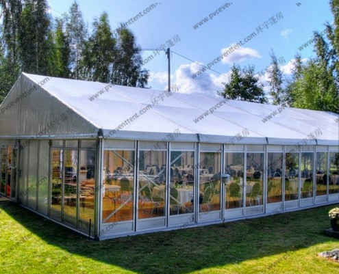 High End Pagoda Party Tent With Inside Lining Decorations As Banquet Hall