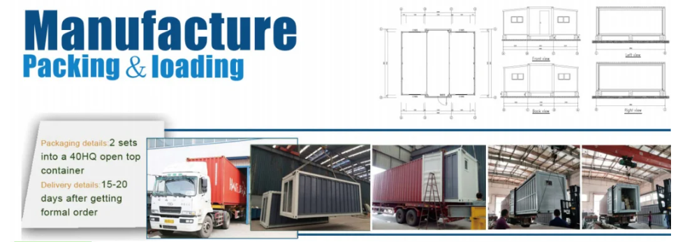 Luxury Fold Up 3 In 1 40ft Expandable Container Home Relocatable Site Office