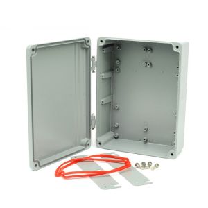 China Large Din Rail 250x190x90mm Waterproof Metal Junction Box on sale