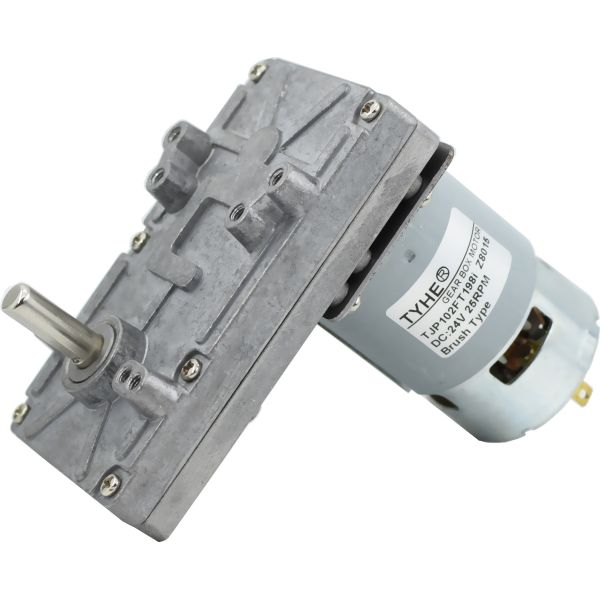 ROHS 24v Double Shaft 1rpm Flat Gear Motor Brushed 5Nm 30w