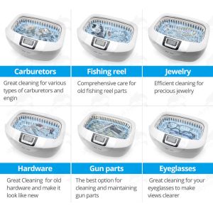 2.5 Liter Ultrasonic Bath Cleaner 40KHz 70W Skymen JP-4820 For Brass Cartridge