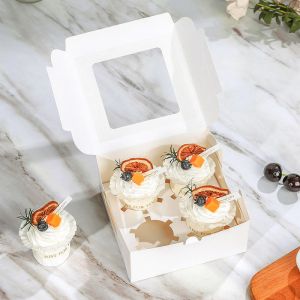 Food Grade Windowed Cake Boxes with Customized Design and Shape