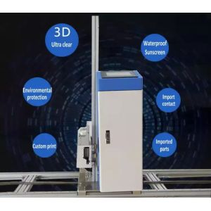 5000mm Automatic Wall Inkjet Printer , 2080dpi 3D Wall Printer Machine