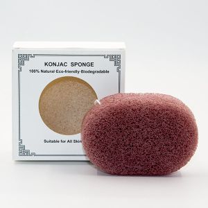 Pure Natural Freeze Oven Dry Konjac Face Sponge Reduces Skin Blemishes