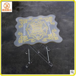 OEM/ODM Customized fashion foldable acrylic coffe table tea table