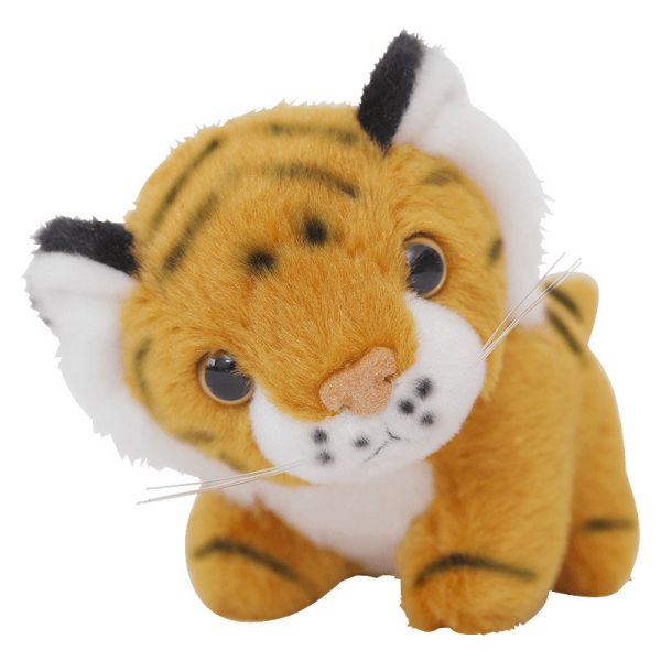 Buy EN71 25cm Simulation Tiger Stuffed Doll With Polypropylene Cotton Filling at wholesale prices