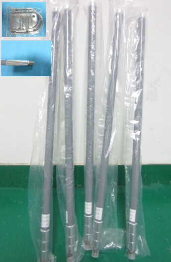 Outdoor Omni Directional Fiberglass Antenna 868mhz Gray with High Gain 8dBi Customized