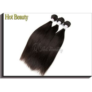 Unprocessed Virgin Peruvian Hair Extensions Silk Straight Style CE SGS