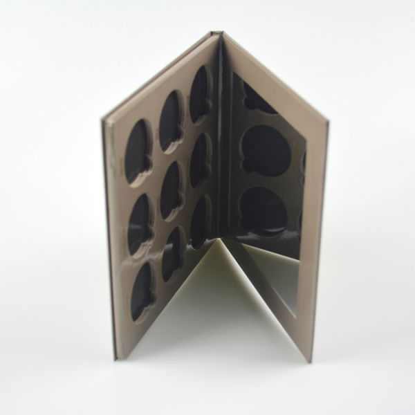 Non-Toxic Custom Printed Cardboard Makeup Empty Eyeshadow Palette Paper Packaging Box