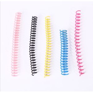 36 Loops PVC PET Plastic Spiral Binding Wire 5/16''