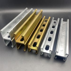 Quality Carbon Steel Zinc Plated Slotted Back to Back Strut Channel for sale