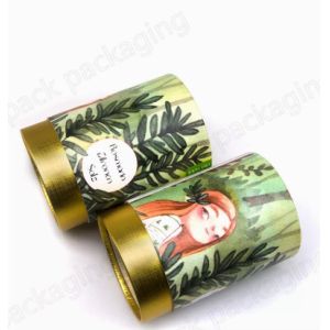 Food Grade Cardboard Paper Cylinder Packaging Offset Printing