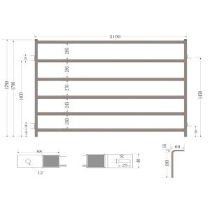 Durable cattle panel, cattle gates, oval rail yard equipment 1.2-2.5mm thickness