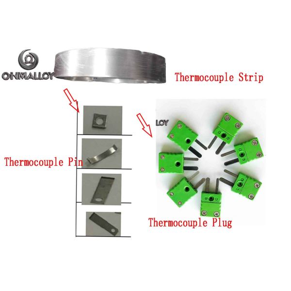 205mm Plug Pin KP KN Thermocouple Nickel Chrome Strip