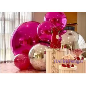 Custom Giant Inflatable Mirror Ball Colorful Sealed Silver Inflatable Mirror
