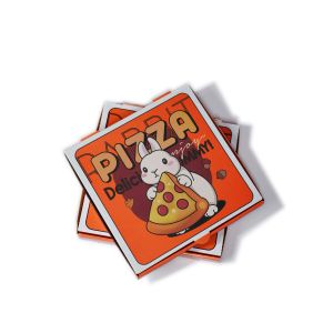 Biodegradable Food Container Customized Pizza Box Size for Takeaway