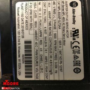 MPL-B330P-SJ72AA MPLB330PSJ72AA Allen Bradley AB Servo Motor