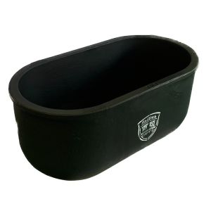 Cylindrical Clay Graphite Crucible Chemical Resistant For Melting Casting