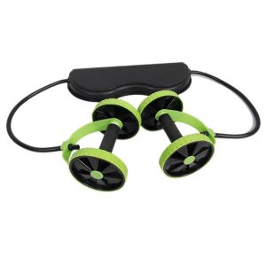 Ab Roller Wheel With Resistance Bands Multifunctional Ab Roller Wheel For