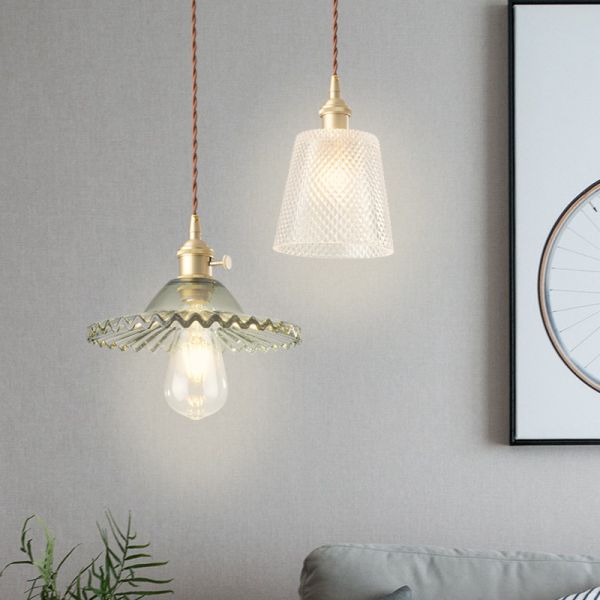 Glass dome pendant light For Bathroom Dining room Kitchen Lamp Fixtures (WH-GP-06)