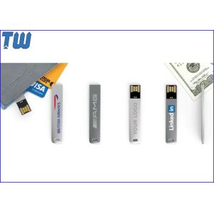 Slim Rectangle Fastest USB Device 128GB Pen Drive Full Metal Bookmark Thumb