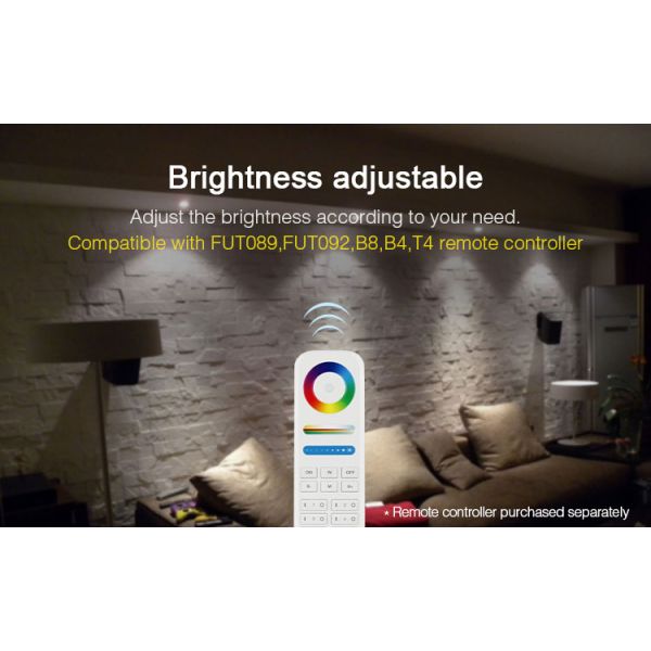 Milight Wifi IP65 Waterproof 15W RGB+CCT LED Downlight 2.4G RGB and CCT adjustable 3000k to 6000k LED Ceiling light