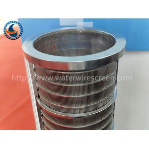 Ss Internal Axial Wire 316L ID85mm Wedge Wire Screen Pipe