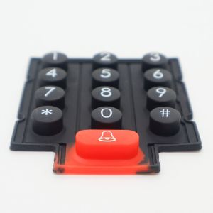 Customized Logo Silicone Rubber Keypads With LED Possibility