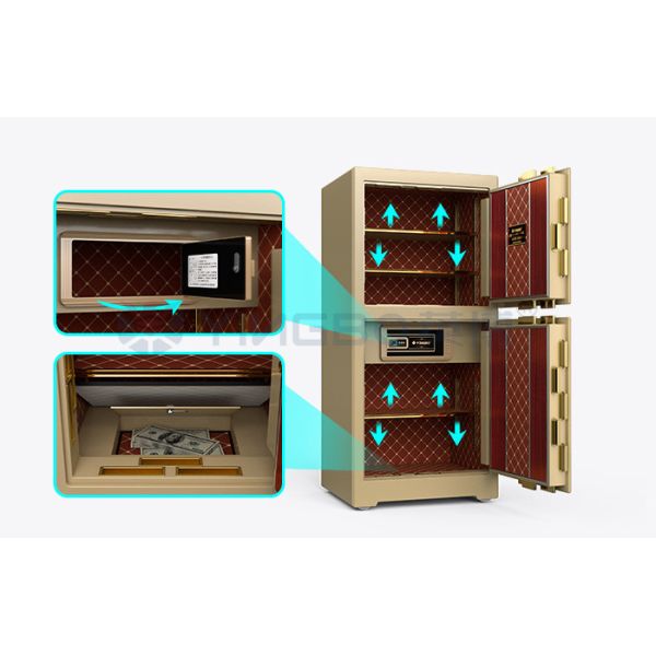 208±2kg Security Safe Box OEM Luxury Safes 4 Open Ways YB/ZY-120D