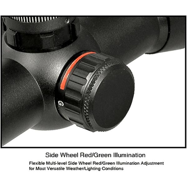 4X32 1" Night Vision Crossbow Scope Pro 5 Step RGB Illuminated Reticle With QD Rings