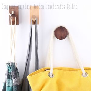 Custom Wood Wall Hook for Hanging Clothes and Towels