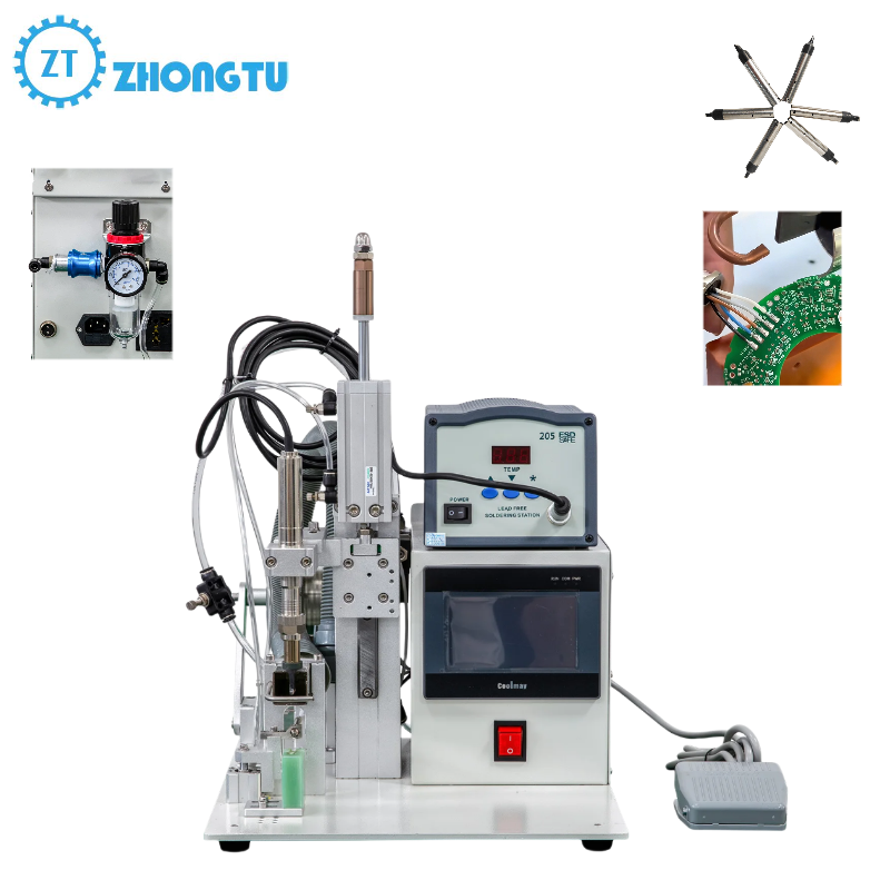 New Popular Semi Automatic Tin Soldering Machine for Charge Cable