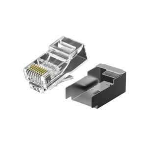 Premium CAT6/CAT7 Network Connectors - Gold-Plated Pins, Fluke Approved