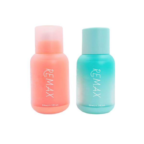 30ml 50ml Rainbow Color Vacuum PET Plastic Material Double-Layer Lotion Bottle