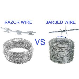 OEM Cross Iron 45cm 0.5mm Concertina Razor Wire