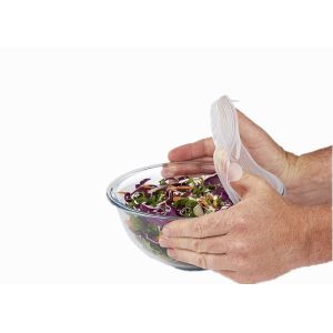 Multi Size 6 Piece Silicone Fresh Cover Hermetic Seal Pan Spill FDA Certified