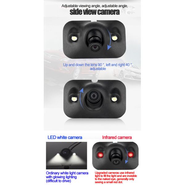 IP 67 Waterproof HD Car Security Camera , Vehicle DVR Camera System 140 Degree View Angle