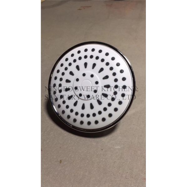 ABS plastic material 4inch round chrome plating shower head top shower rain shower wholesale