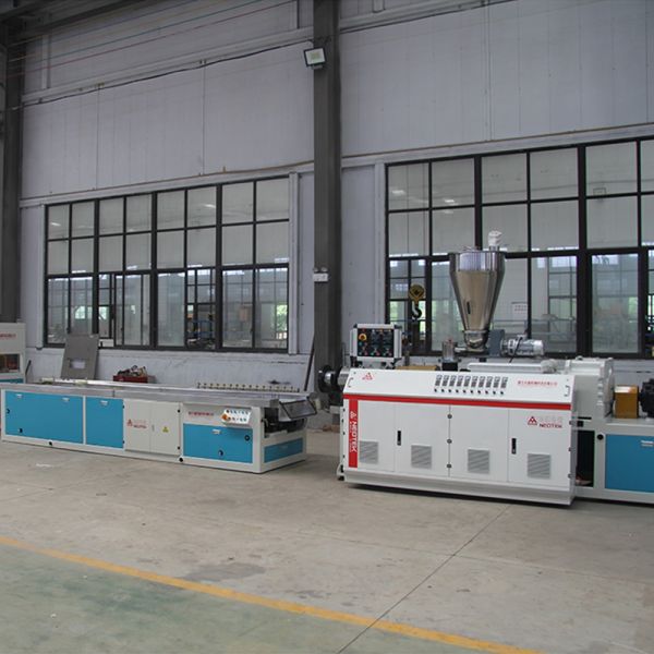 Screw Speed rpm 32.9 rpm Double-screw Extrusion Line for PVC Profile Wall Panel WPC Fence