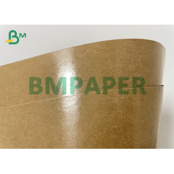 300g + 18g PE Coated Brown Kraft Paper In Packing And Printing