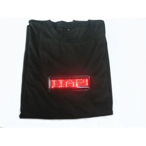 China LED panel tshirts for party, led display for Tshirt ,fashion novelty gift on sale