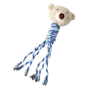 Cotton Rope Dog Molar Bite Toy Pet Vocal Plush Toy
