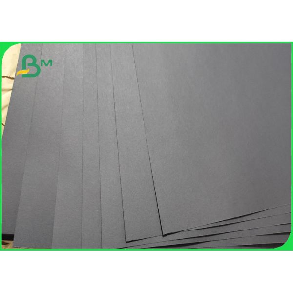 black colored cardboard 450gsm Double Sided Black Color Cardboard Sheet For Packaging