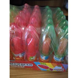 Beautiful Light Up Bulb Lollipop Mix Fruit Flavor Hard Candy Lollipop