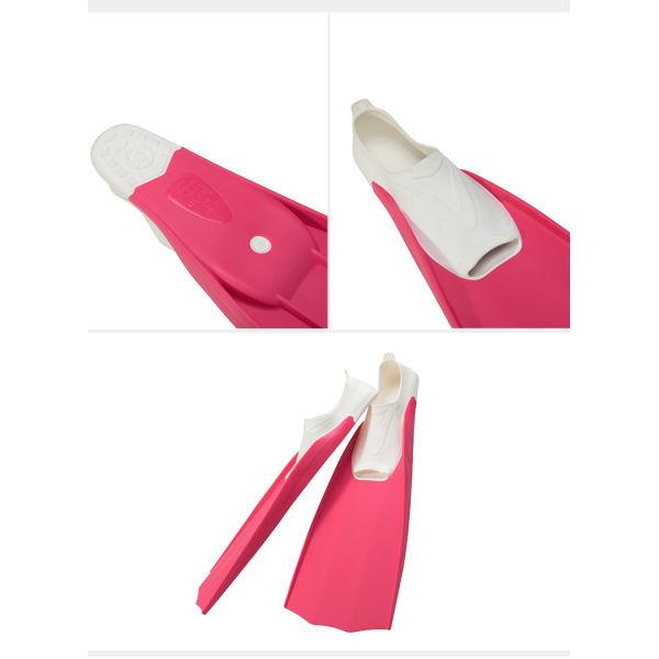 TPE TPR Footpocket Diver Freediving Long Fins For Underwater Spearfishing Swimming Snorkeling