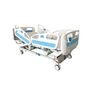 Embedded Railing control  Hospital ICU Bed Five Function  With Handset Controller