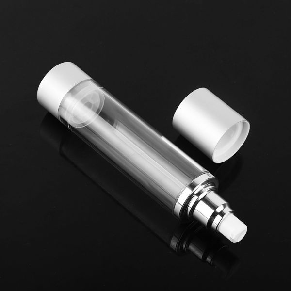 10ml 15ml 30ml 50ml 80ml 100ml 120ml Silver Golden Matte Airless Pump Bottle Facial Cleanser Sealing Type PUMP SPRAYER