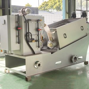 100m3/H Spiral Sludge Dewatering Machine Sludge Treatment Equipment SUS316L