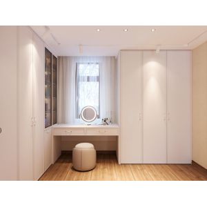 China U-Shaped Stainless Steel Wardrobe With Light French Style on sale